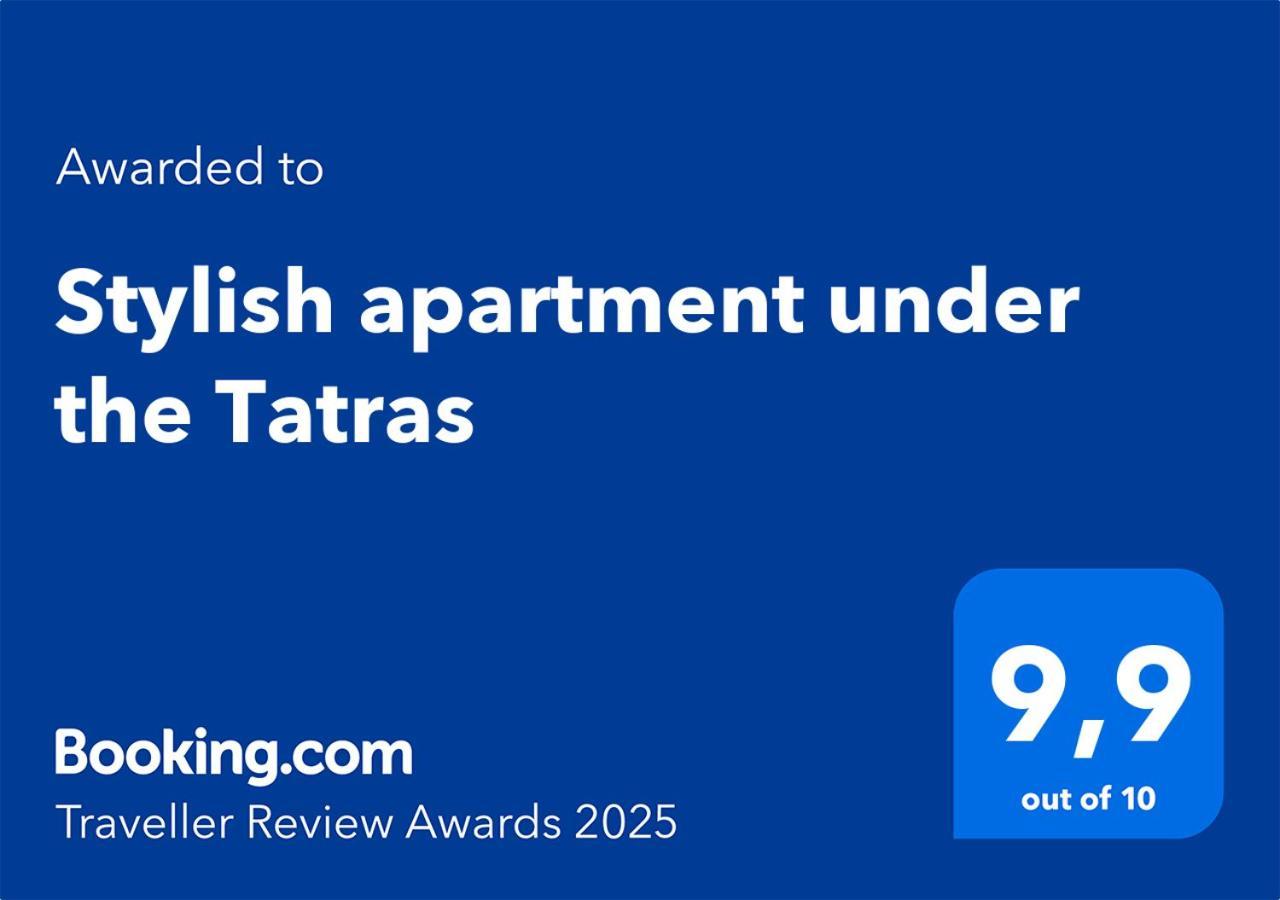 Stylish Apartment Under The Tatras Štrba Exteriör bild